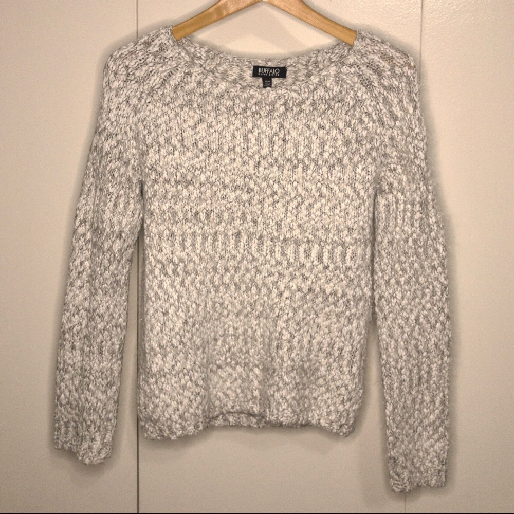 BUFFALO DAVID BITTON WHITE SWEATER